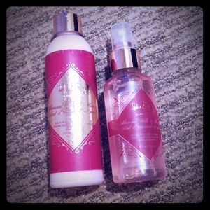 Rich hand and body cream & a refreshing body spray